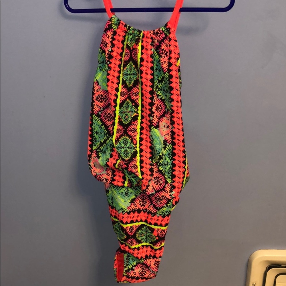 Little Girls Size 10 Multi Color Bathing Suit